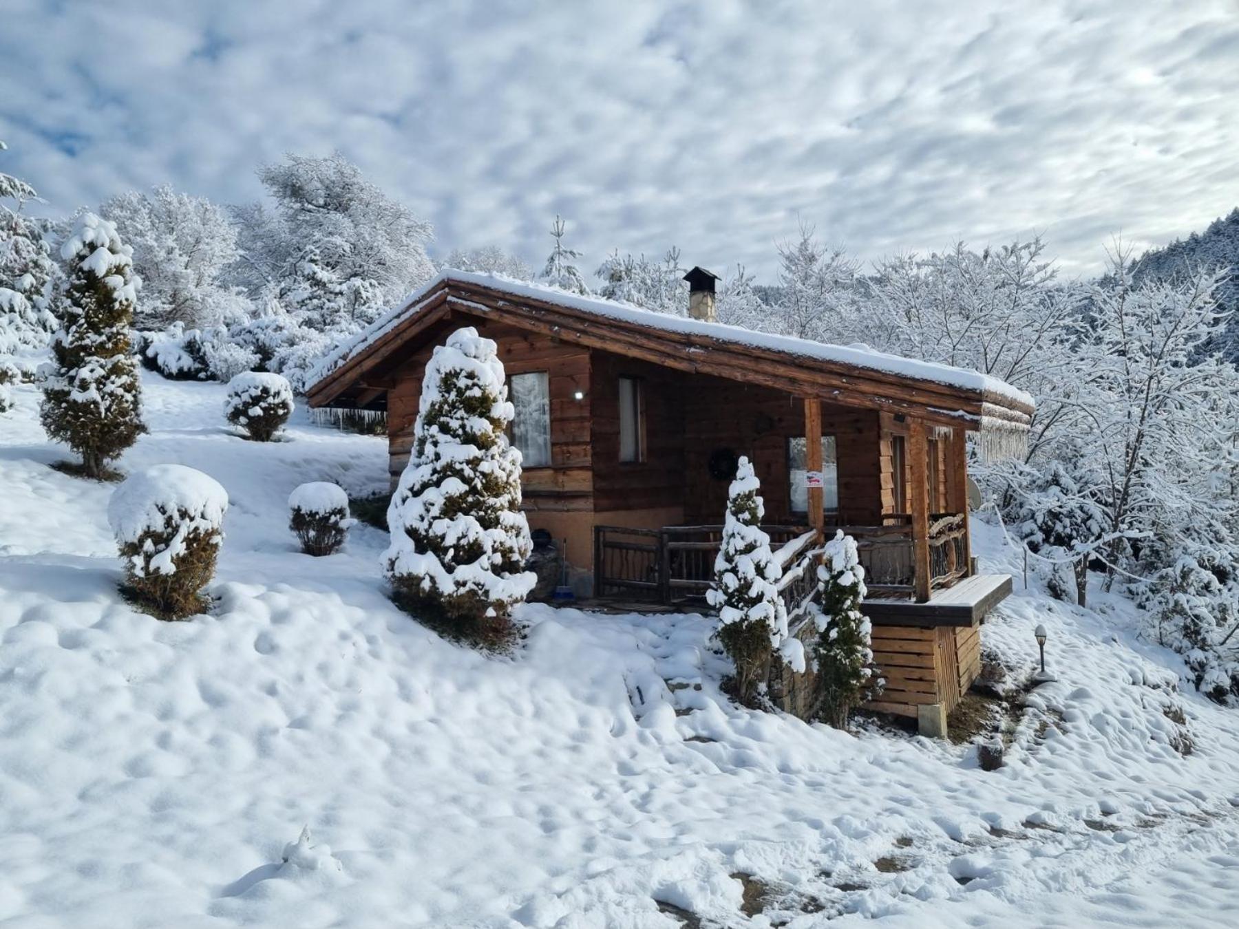 Панорама Хаус Лещен И Еко Къщи Дървена И Землянка Leshten Exterior foto