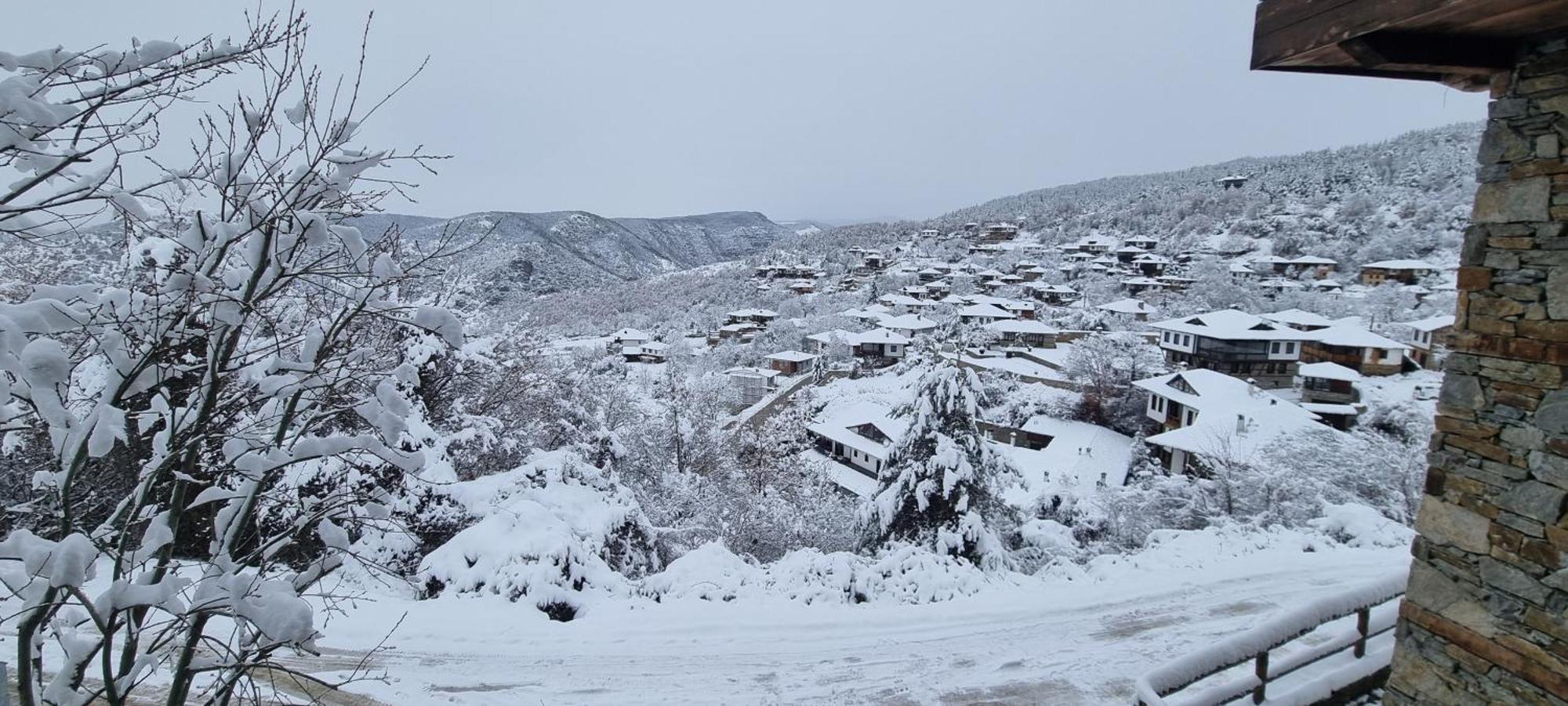 Панорама Хаус Лещен И Еко Къщи Дървена И Землянка Leshten Exterior foto