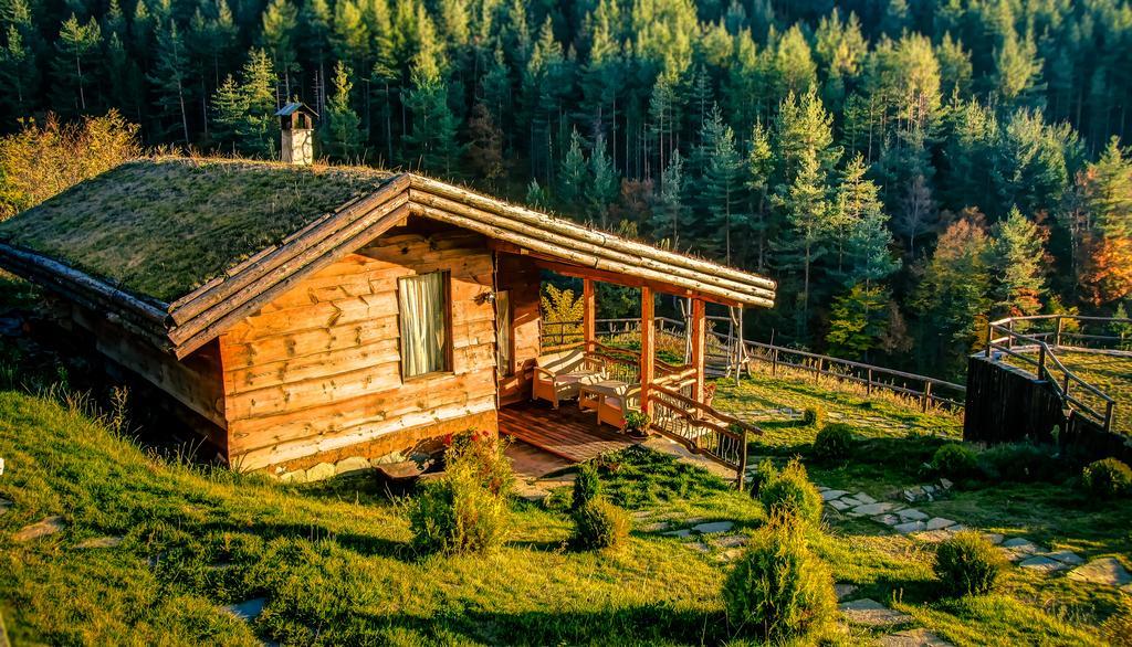 Панорама Хаус Лещен И Еко Къщи Дървена И Землянка Leshten Exterior foto